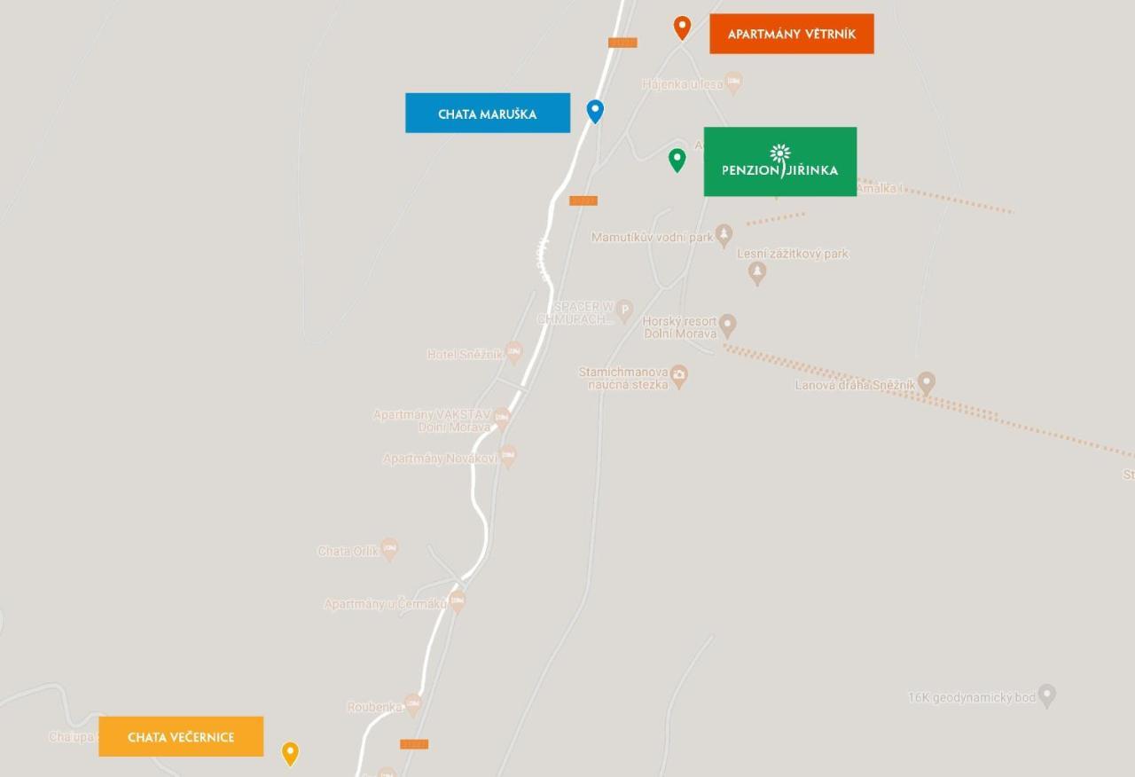 Apartmany Chata Vecernice Dolní Morava Exteriör bild
